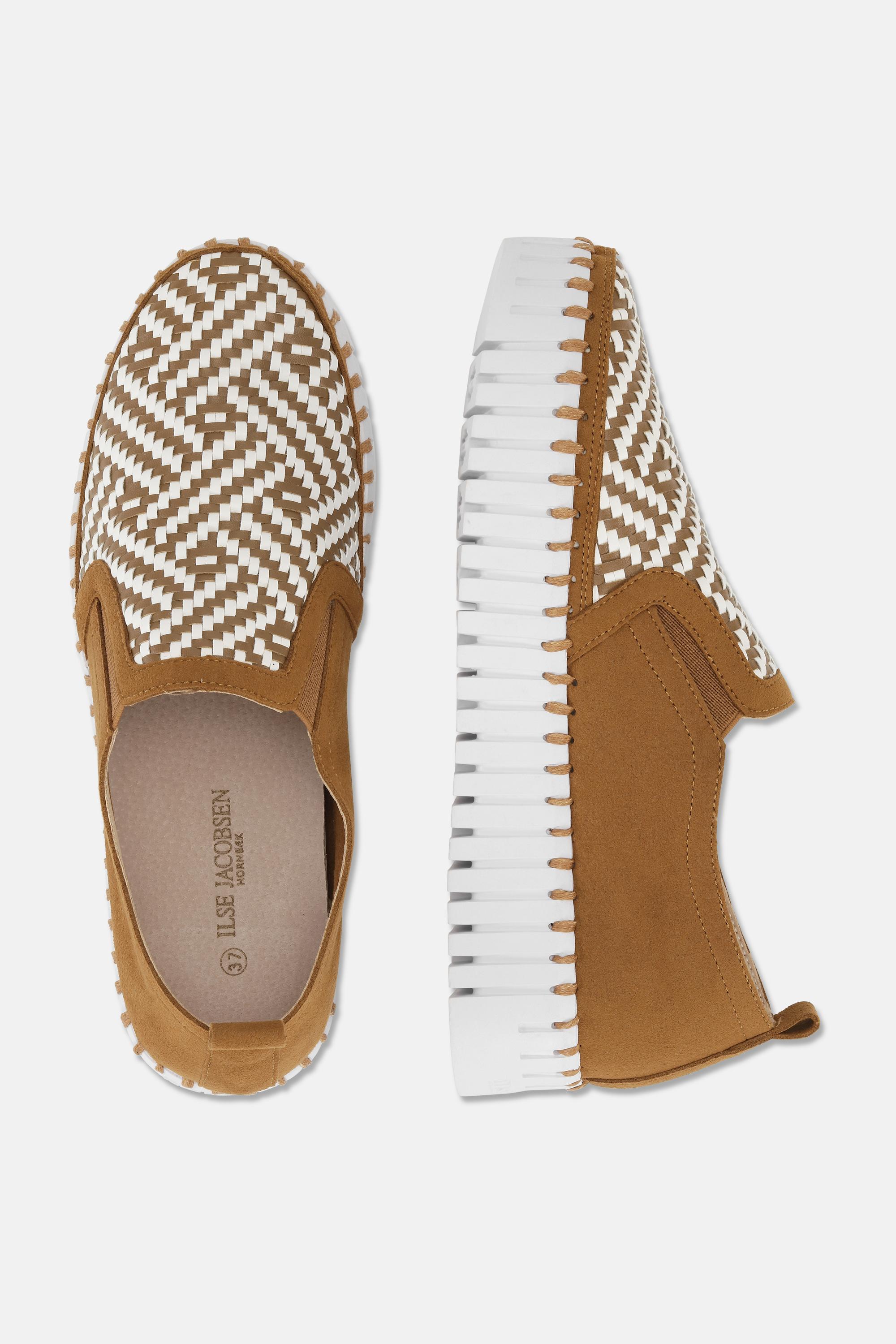 Platform Tulip Sko - Cashew White